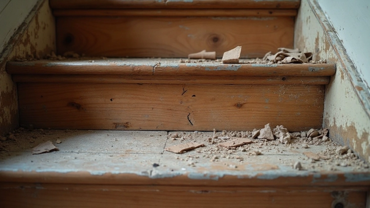 jak wyremontować stare schody