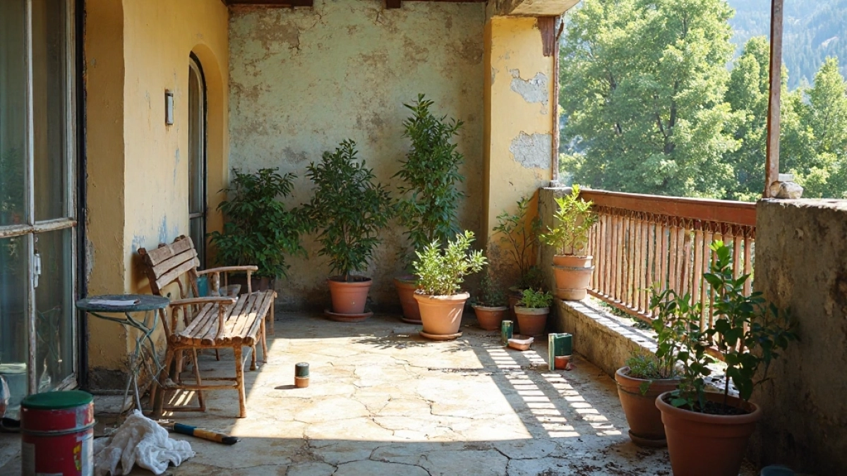 Jak wyremontować stary balkon