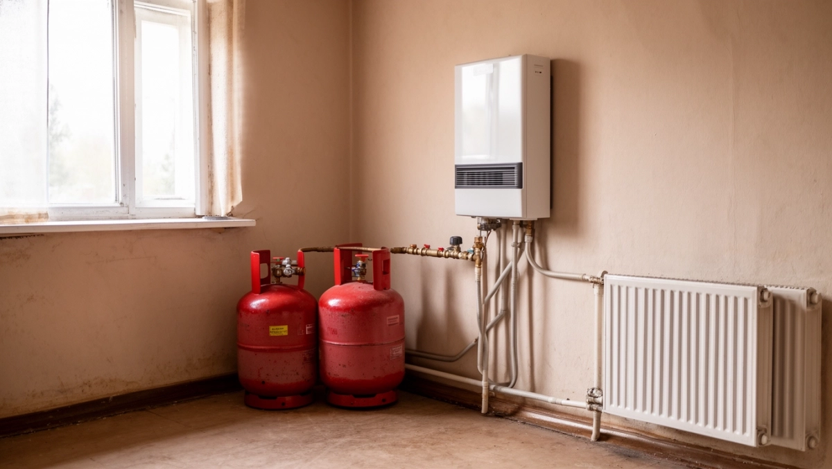Ogrzewanie domu gazem z butli 11kg